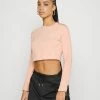 Adidas Originals CROP TEE - Long Sleeved Top - Ambient Blush