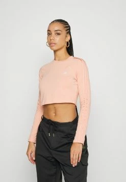 Adidas Originals CROP TEE - Long Sleeved Top - Ambient Blush