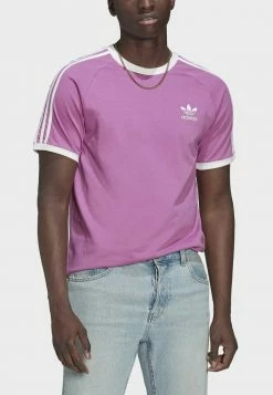 Adidas Originals STRIPES TEE UNISEX - Print T-shirt - Purple -Adidas Originals Shop a11308ca417f4f40aacbe9f9ab5a710e