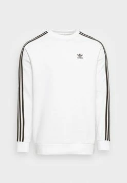 Adidas Originals ADICOLOR CLASSICS 3-STRIPES CREW - Sweatshirt - White -Adidas Originals Shop a12680c29a1741b4973d35ce3d2d6cc6
