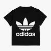Adidas Originals TREFOIL TEE UNISEX - Print T-shirt - Black/white