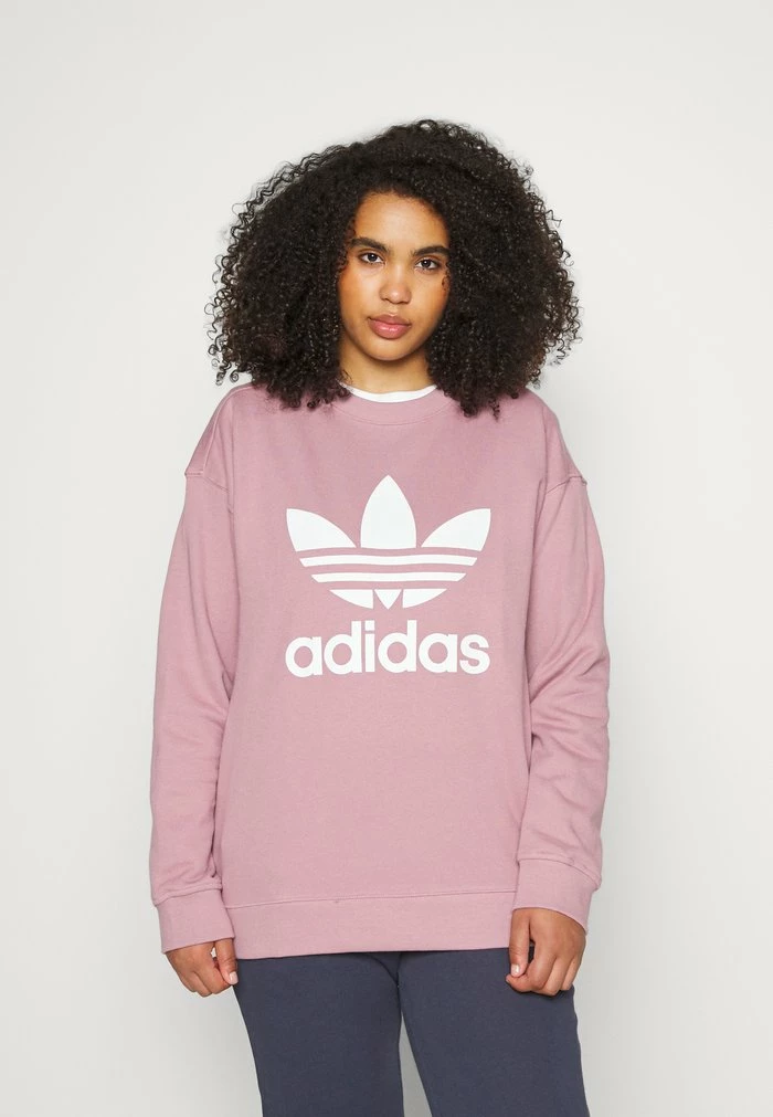 Adidas Originals CREW - Sweatshirt - Magic Mauve 4 Adidas Originals CREW - Sweatshirt - Magic Mauve - Image 4