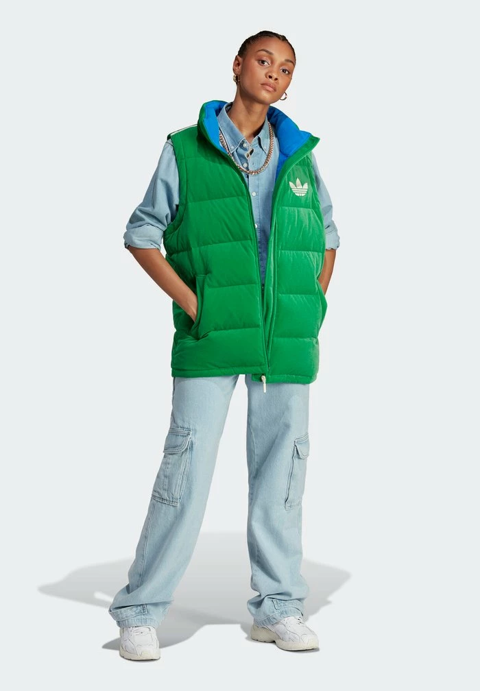 Adidas Originals VEST 70S PACK - Waistcoat - Green 2 Adidas Originals VEST 70S PACK - Waistcoat - Green - Image 2