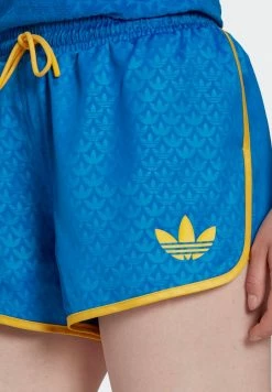 Adidas Originals 70S PACK MONOGRAM SHORT - Shorts - Bluebird -Adidas Originals Shop a21078f6a7464c858ac55b5ff54289ba