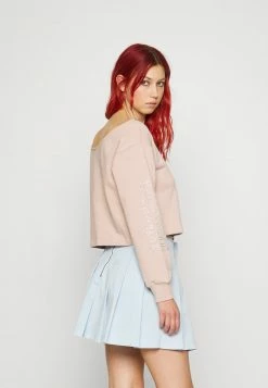 Adidas Originals SLOUCHY CREW - Sweatshirt - Ash Pearl -Adidas Originals Shop a230b6b86fd34a51b3e7b8117db4d71b