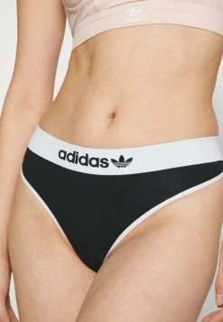 Adidas Originals THONG 2 PACK - Thong - Black/bluebird -Adidas Originals Shop a23c0ac467ce46cf82261024d81b0e9d