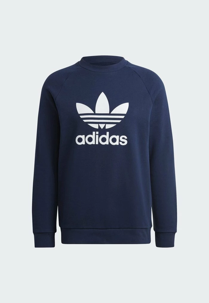 Adidas Originals TREFOIL CREW UNISEX - Sweatshirt - Blue 8 Adidas Originals TREFOIL CREW UNISEX - Sweatshirt - Blue - Image 8