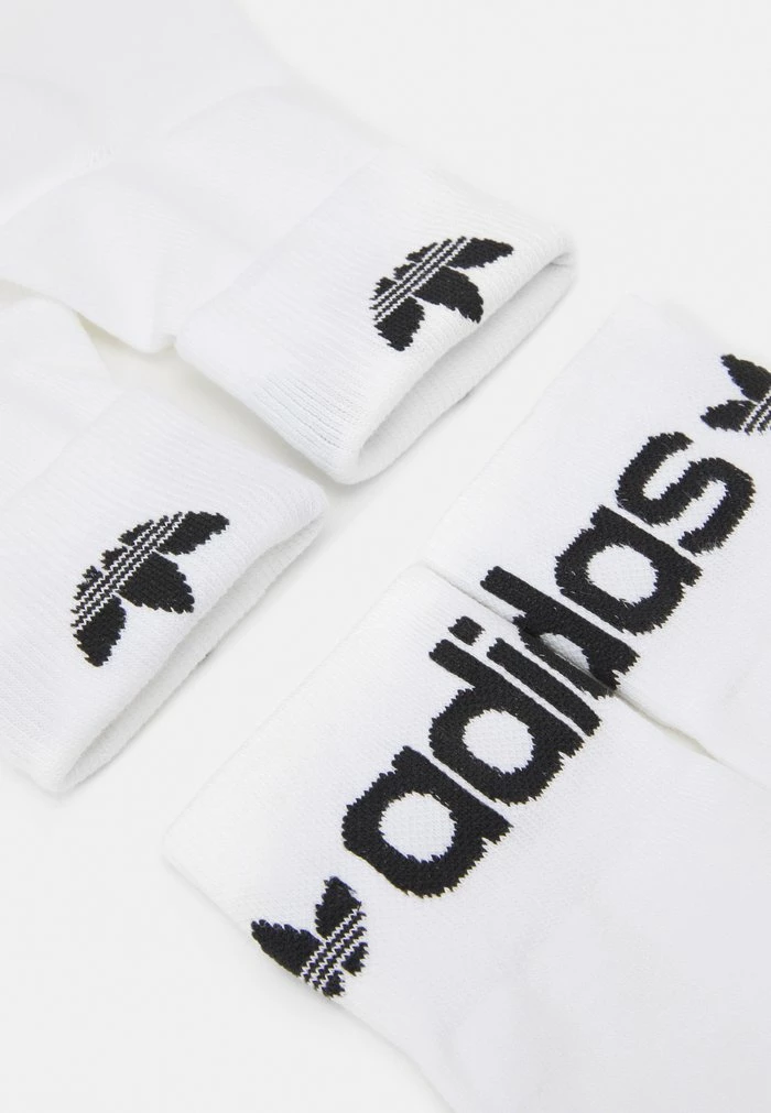 Adidas Originals 3 PACK FOLD CUFF UNISEX - Socks - White/black 2 Adidas Originals 3 PACK FOLD CUFF UNISEX - Socks - White/black - Image 2
