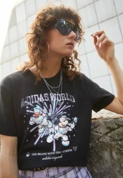 Adidas Originals GRAPHIC TEE - Print T-shirt - Black