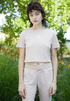 Adidas Originals CROPPED TEE - Basic T-shirt - Ash Pearl 10 Adidas Originals CROPPED TEE - Basic T-shirt - Ash Pearl -Adidas Originals Shop a413f144de34478bbdcd9f01dc939e6e