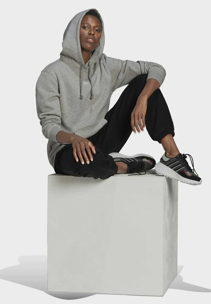 Adidas Originals ADICOLOR ESSENTIALS FLEECE - Hoodie - Grey 6 Adidas Originals ADICOLOR ESSENTIALS FLEECE - Hoodie - Grey - Image 6