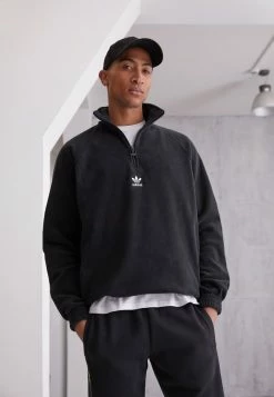 Adidas Originals TREFOIL UNISEX - Fleece Jumper - Black