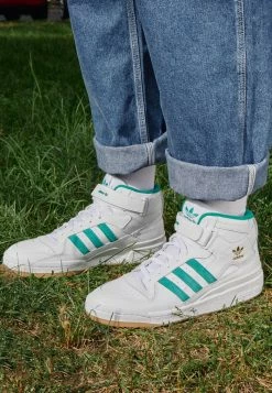 Adidas Originals FORUM MID - High-top Trainers - White/gold Met/gum -Adidas Originals Shop a4705a72f8d8410aa1a6961edad522d8