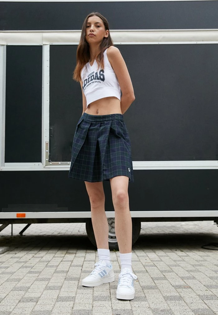 Adidas Originals SKIRT - Mini Skirt - Legend Ink 2 Adidas Originals SKIRT - Mini Skirt - Legend Ink - Image 2