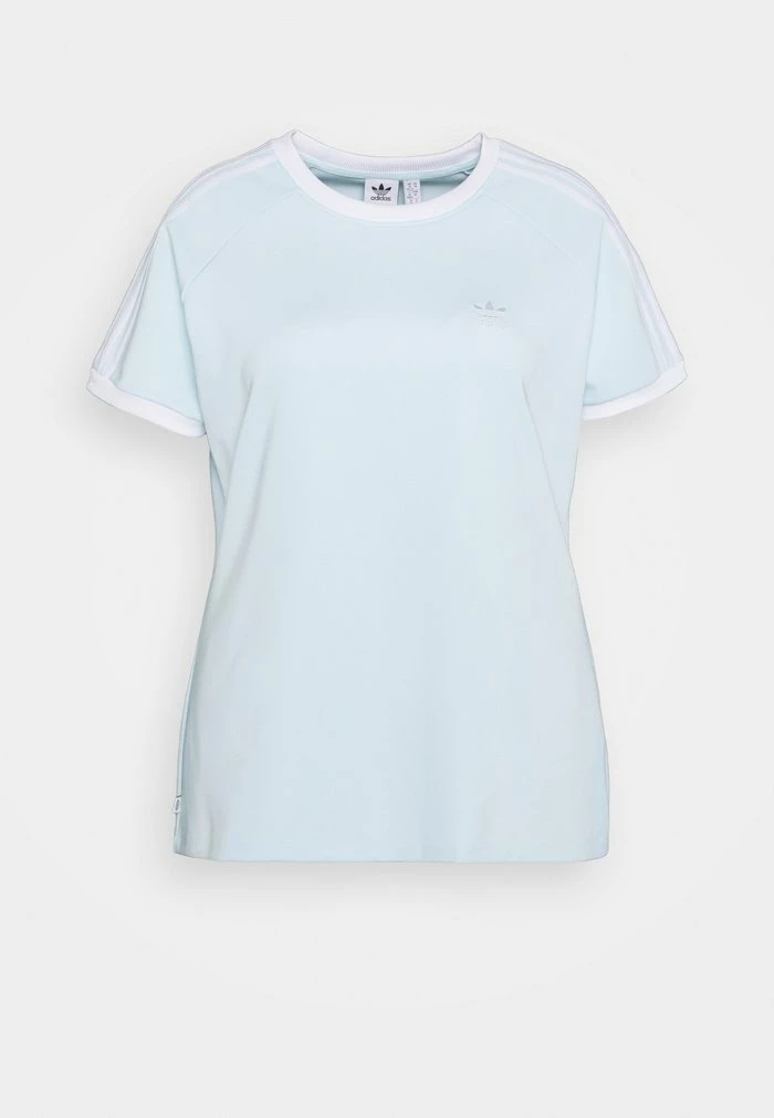 Adidas Originals SLIM TEE - Print T-shirt - Almost Blue 6 Adidas Originals SLIM TEE - Print T-shirt - Almost Blue - Image 6