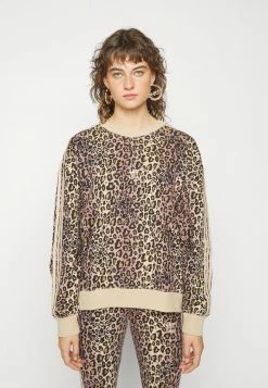 Adidas Originals LEOPARD SWEATSHIRT - Sweatshirt - Magic Beige/multi-coloured -Adidas Originals Shop a538de5eb9f042f6958d5d4189bbab44