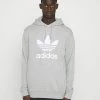 Adidas Originals TREFOIL - Hoodie - Medium Grey Heather/white