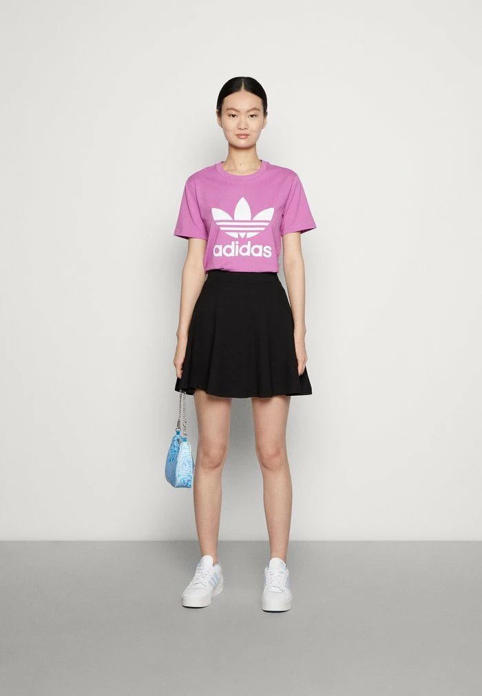 Adidas Originals TREFOIL TEE - Print T-shirt - Semi Pulse Lilac 2 Adidas Originals TREFOIL TEE - Print T-shirt - Semi Pulse Lilac - Image 2