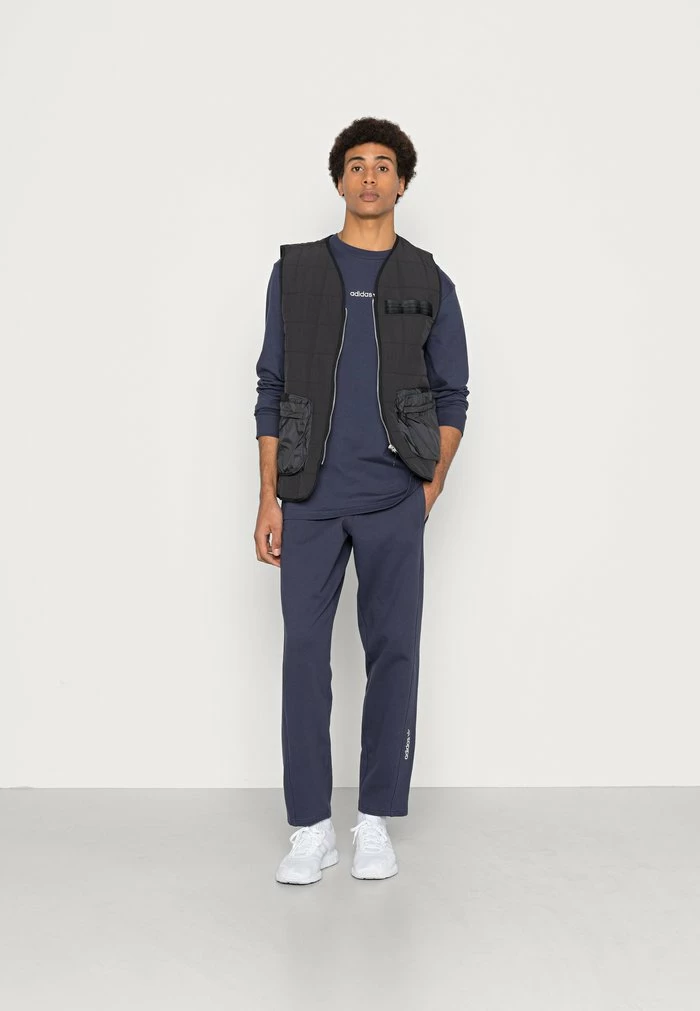 Adidas Originals LONG SLEEVE - Long Sleeved Top - Navy 2 Adidas Originals LONG SLEEVE - Long Sleeved Top - Navy - Image 2