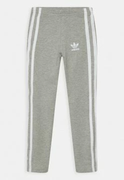Adidas Originals Leggings - Trousers - Medium Grey Heather/white