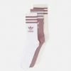 Adidas Originals MID CUT 3 PACK - Socks - White Oxide
