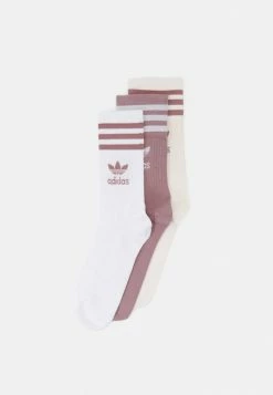 Adidas Originals MID CUT 3 PACK - Socks - White Oxide