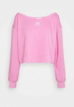 Adidas Originals SLOUCHY CREW - Sweatshirt - Bliss Orchid -Adidas Originals Shop a75bd0dc9f4f402ea0e54da420cc3c4b