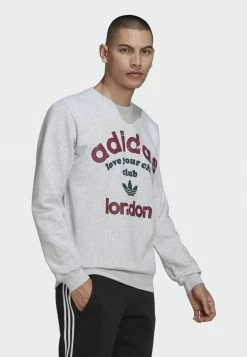 Adidas Originals Long Sleeved Top - Grey -Adidas Originals Shop a891f3ef1c474efeb26da85955c419a6