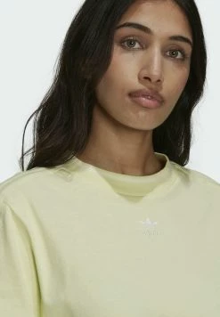 Adidas Originals TENNIS LUXE DRESS ORIGINALS - Jersey Dress - Haze Yellow -Adidas Originals Shop a8d11bd269da485cb67dfff618e21332