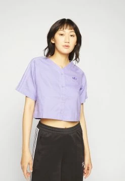 Adidas Originals BASEBALL TEE - Blouse - Light Purple -Adidas Originals Shop a91c311366434b7e90971263b3691f98