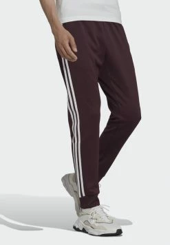 Adidas Originals ADICOLOR CLASSICS SUPERSTAR - Tracksuit Bottoms - Shadow Maroon/white -Adidas Originals Shop a95a2503de374c589e2fa540eba8c5c6