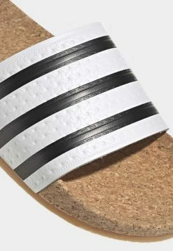 Adidas Originals ADILETTE - Mules - Cloud White Core Black Gum -Adidas Originals Shop aa02069b966d4f8ba239f786bb53a166