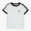 Adidas Originals 3 STRIPES TEE UNISEX - Print T-shirt - White/black