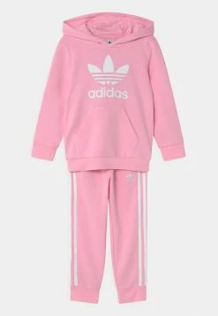 Adidas Originals HOODIE UNISEX SET - Sweatshirt - True Pink/white