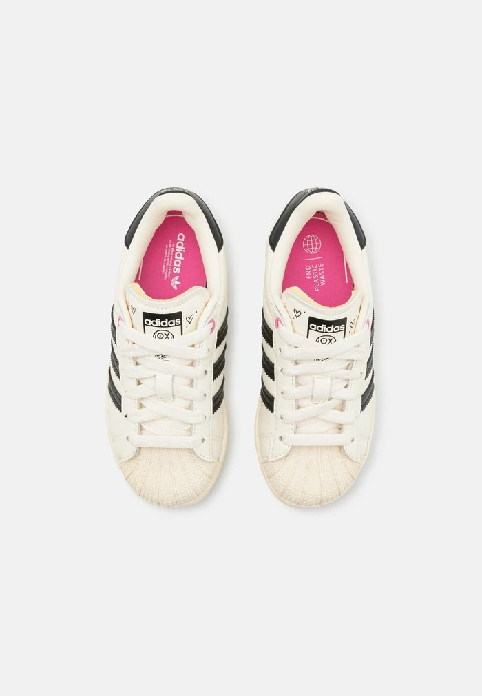 Adidas Originals SUPERSTAR C UNISEX - Trainers - Cream White/core Black 4 Adidas Originals SUPERSTAR C UNISEX - Trainers - Cream White/core Black - Image 4