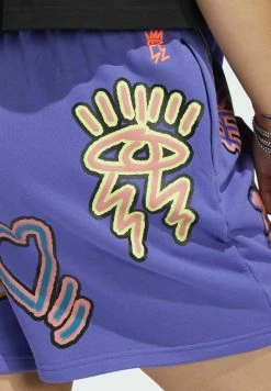 Adidas Originals LOVE UNITES PLUS SIZE - Shorts - Purple -Adidas Originals Shop aa71de0638344a9db0d0fc8e800fd430