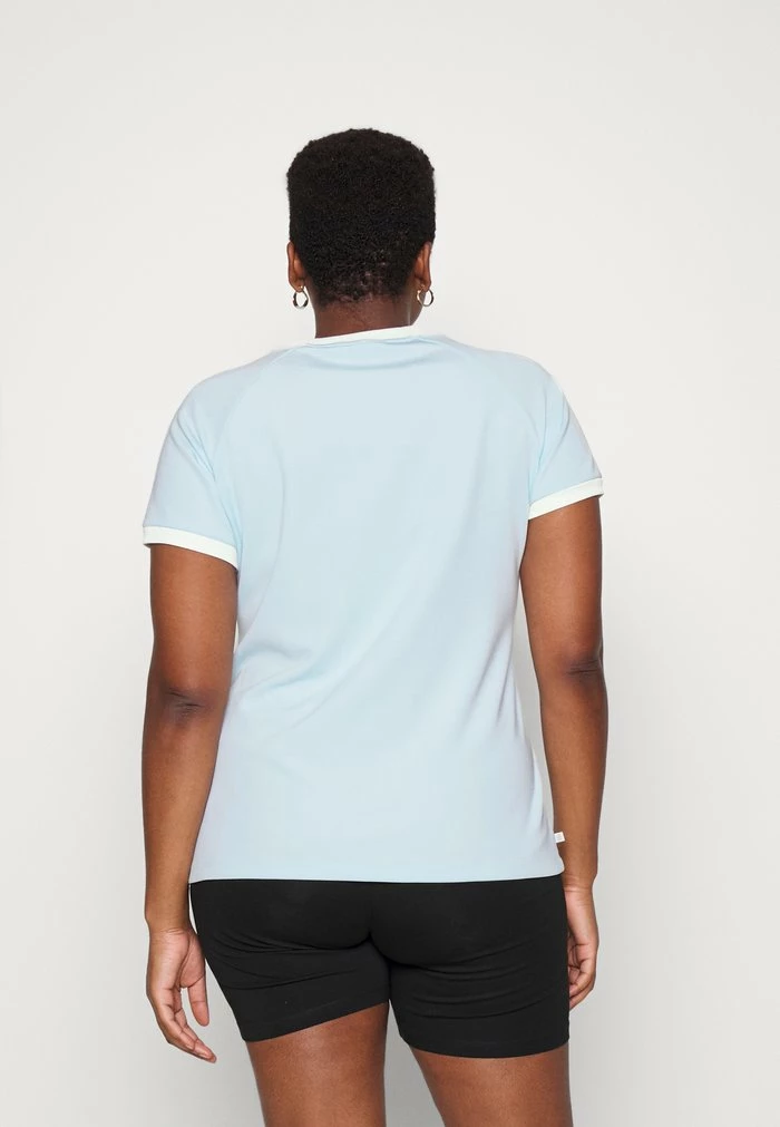 Adidas Originals SLIM TEE - Print T-shirt - Almost Blue 3 Adidas Originals SLIM TEE - Print T-shirt - Almost Blue - Image 3