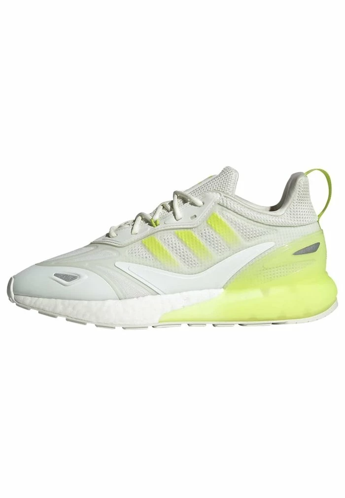 Adidas Originals ZX 2K BOOST 2.0 UNISEX - Trainers - White Tint/semi Solar Slime/pulse Yellow 2 Adidas Originals ZX 2K BOOST 2.0 UNISEX - Trainers - White Tint/semi Solar Slime/pulse Yellow - Image 2