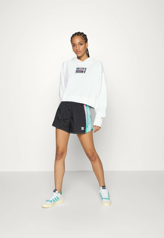 Adidas Originals CROPPED HOODIE - Hoodie - White 2 Adidas Originals CROPPED HOODIE - Hoodie - White - Image 2