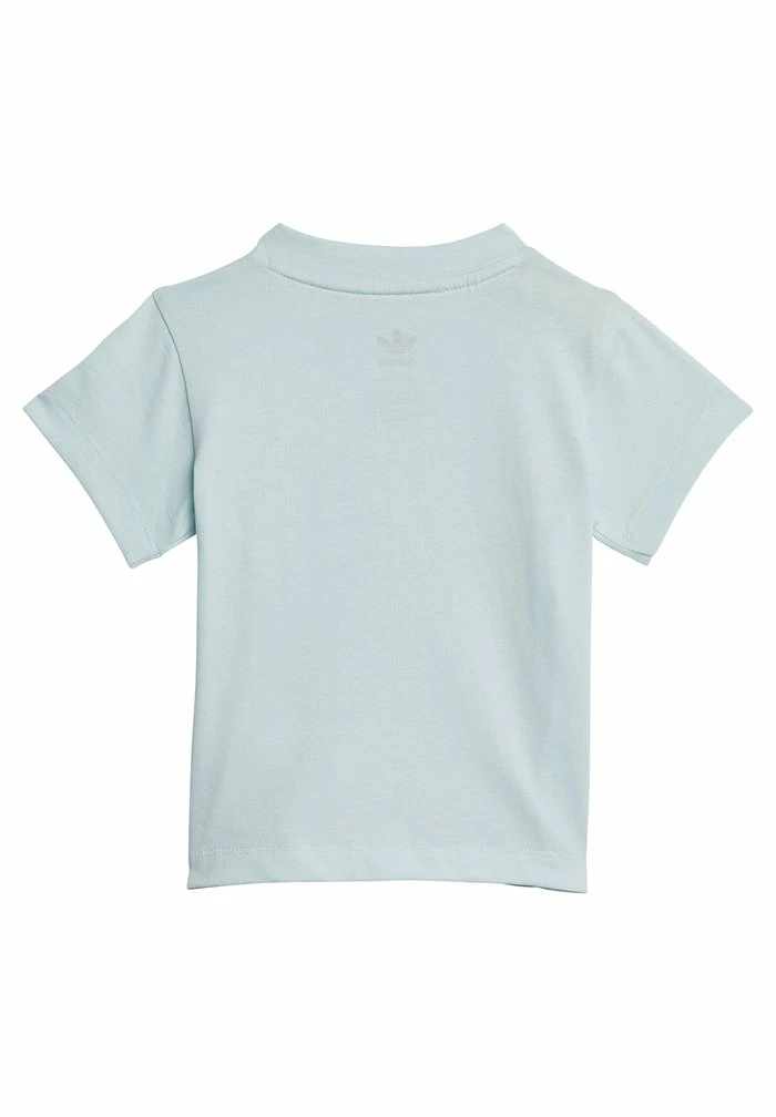 Adidas Originals TREFOIL TEE UNISEX - Print T-shirt - Almost Blue/white 2 Adidas Originals TREFOIL TEE UNISEX - Print T-shirt - Almost Blue/white - Image 2