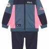 Adidas Originals TRACKSUIT UNISEX SET - Tracksuit - Altered Blue/beam Pink/legend Ink