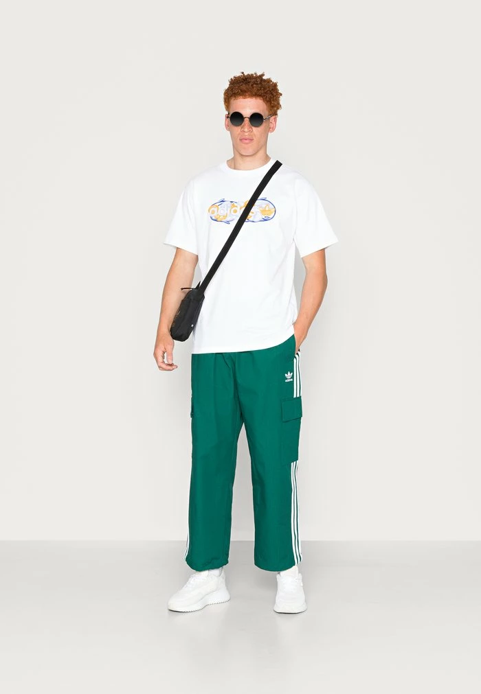 Adidas Originals FLORAL LINEAR UNISEX - Print T-shirt - White/multicolor 2 Adidas Originals FLORAL LINEAR UNISEX - Print T-shirt - White/multicolor - Image 2