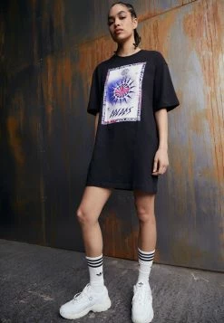 Adidas Originals TEE DRESS - Jersey Dress - Black