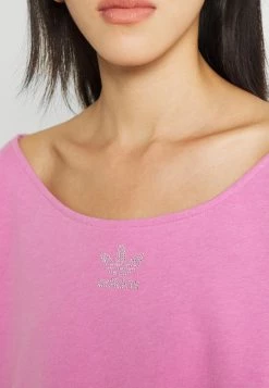 Adidas Originals SLOUCHY CREW - Sweatshirt - Bliss Orchid -Adidas Originals Shop ae2a5417d465452bad05bc3de8f83543