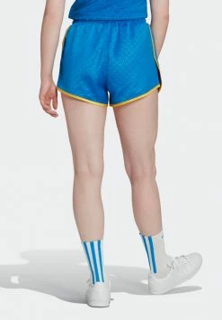 Adidas Originals 70S PACK MONOGRAM SHORT - Shorts - Bluebird