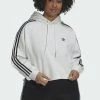 Adidas Originals ADICOLOR CLASSICS PLUS SIZE - Hoodie - White