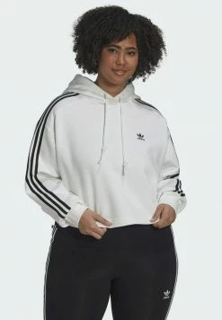 Adidas Originals ADICOLOR CLASSICS PLUS SIZE - Hoodie - White