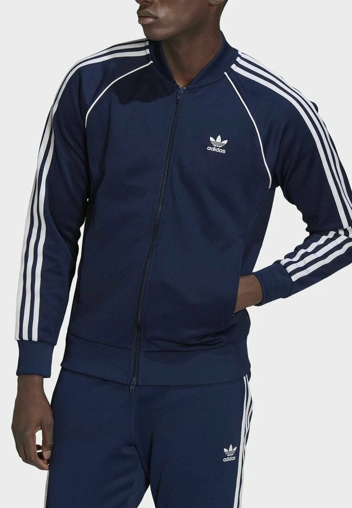 Adidas Originals Zip-up Sweatshirt - Blue 5 Adidas Originals Zip-up Sweatshirt - Blue - Image 5