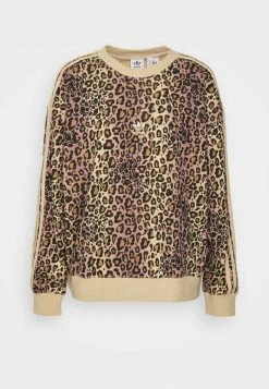 Adidas Originals LEOPARD SWEATSHIRT - Sweatshirt - Magic Beige/multi-coloured -Adidas Originals Shop b06809bf1ba24c12a972564df2774f68