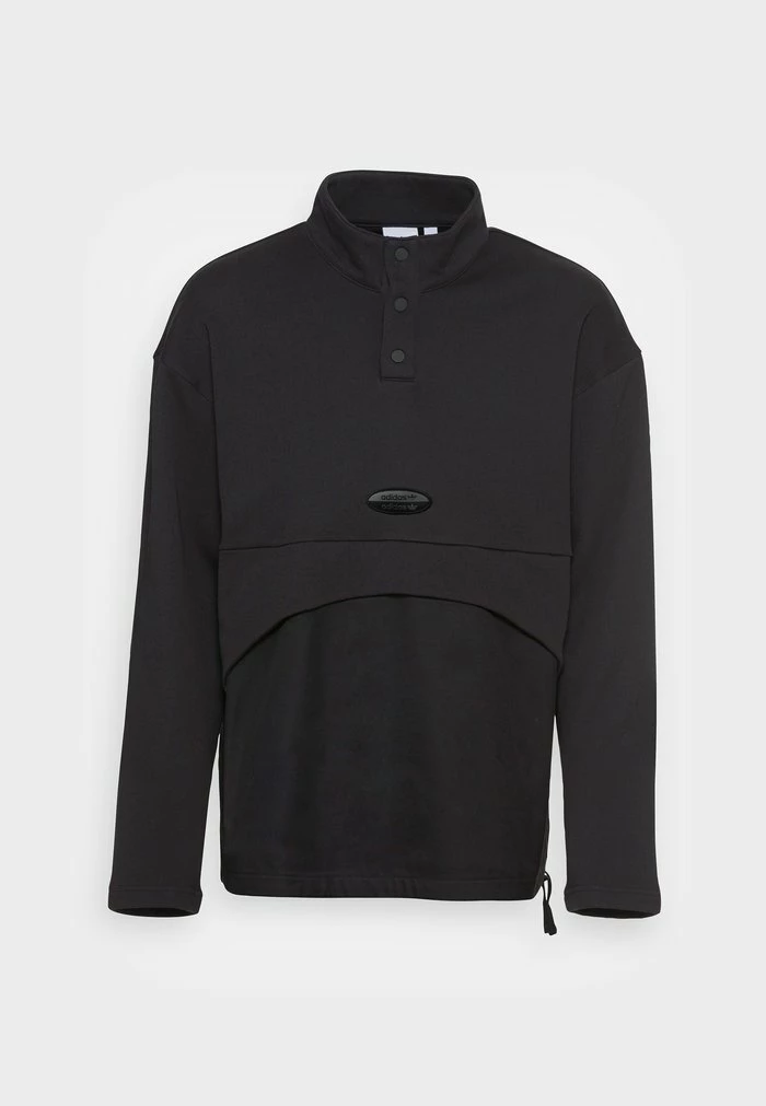 Adidas Originals FOUNDATION - Long Sleeved Top - Black 4 Adidas Originals FOUNDATION - Long Sleeved Top - Black - Image 4
